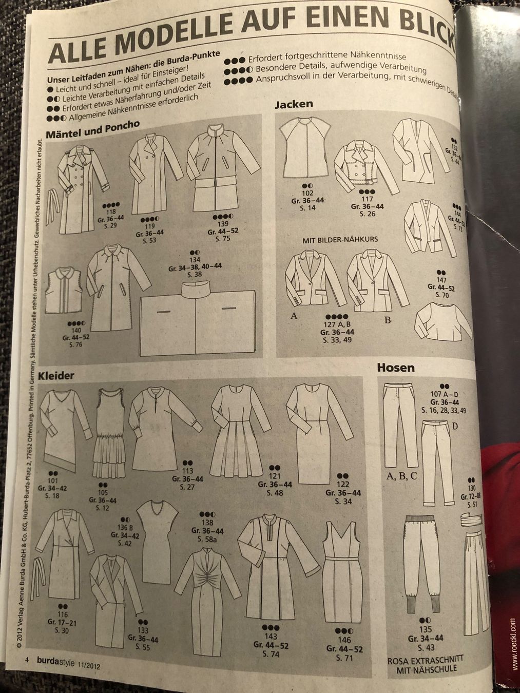 Riviste & Magazine: burda style 11/2012 – Nuovo e nell'imballaggio originale da Langnau am Albis venduto da snla_scc9 3