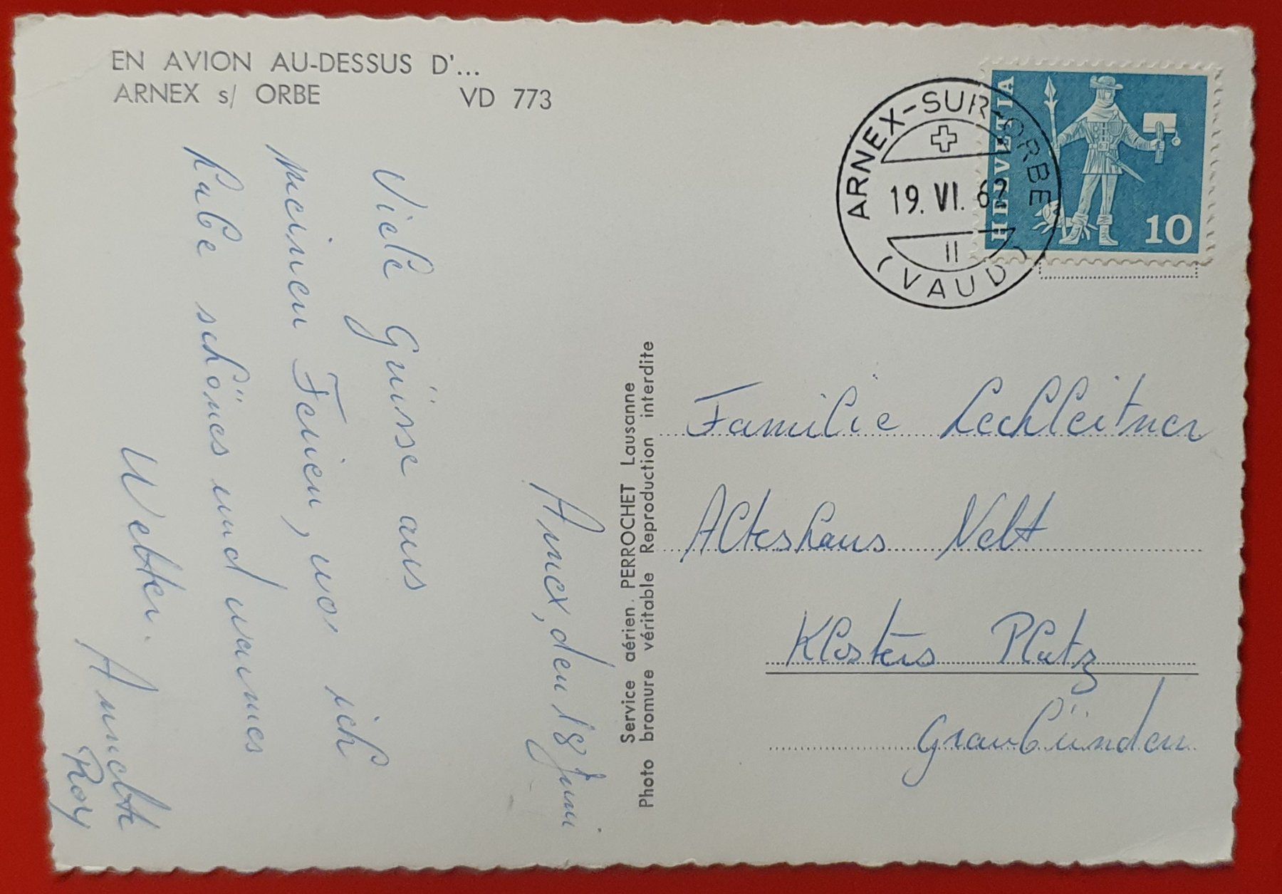 Cartoline postali: Arnex 1962 – Usato da Kreuzlingen venduto da Rschweiz1 1