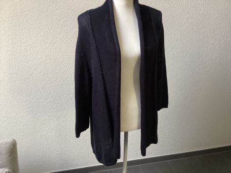 Peter Hahn Damen a.Cardigan Strickjacke dunkelblau Gr. 46