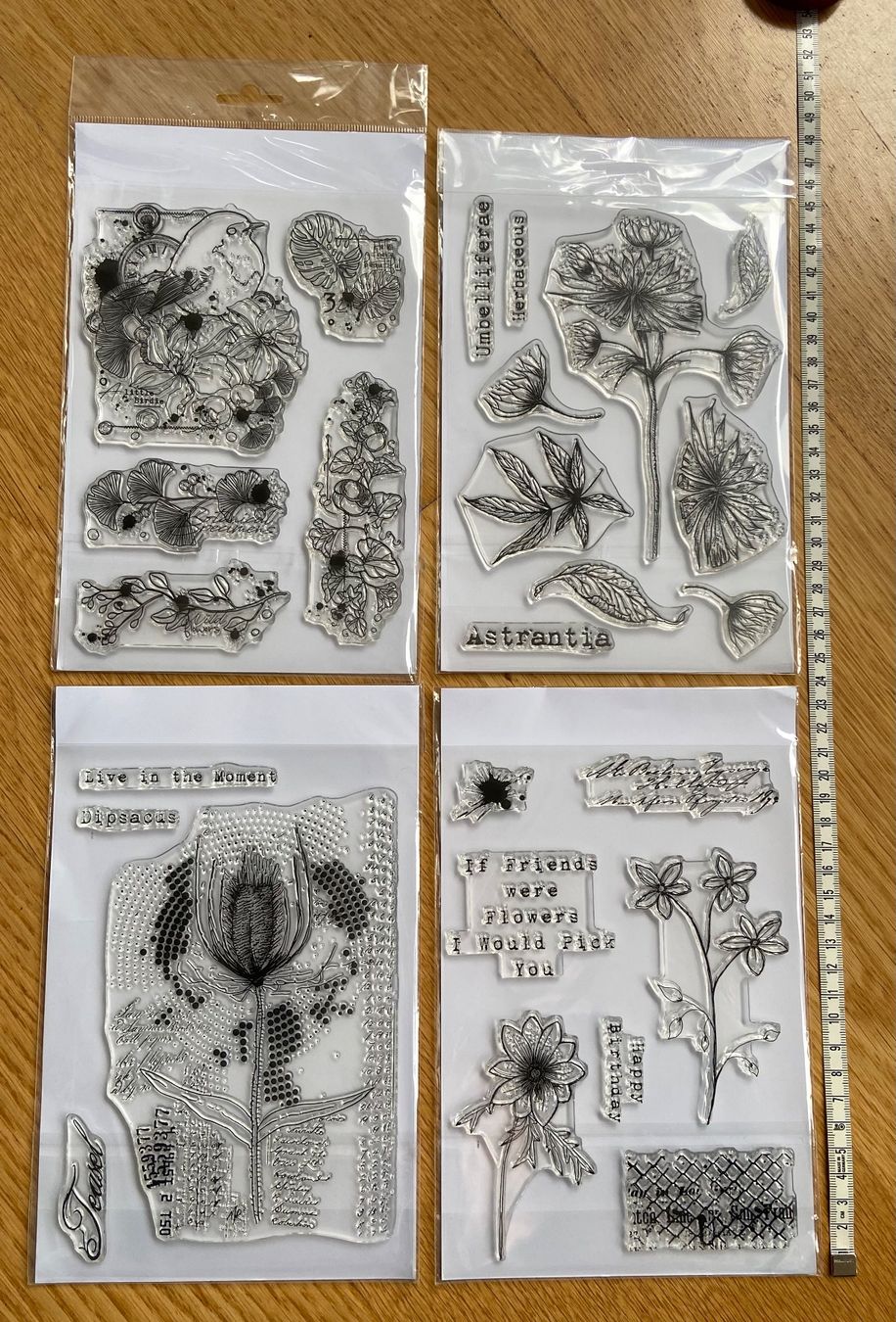Stempel: 4 mehrteilige A5-Stempelsets von Aall &  Create – Neu und originalverpackt aus Zürich von Sunset69 2