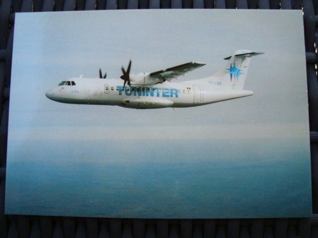 Cartoline postali: Tuninter, ATR 42-300, TS-LBA – Nuovo e nell'imballaggio originale da Thun venduto da Abigboss