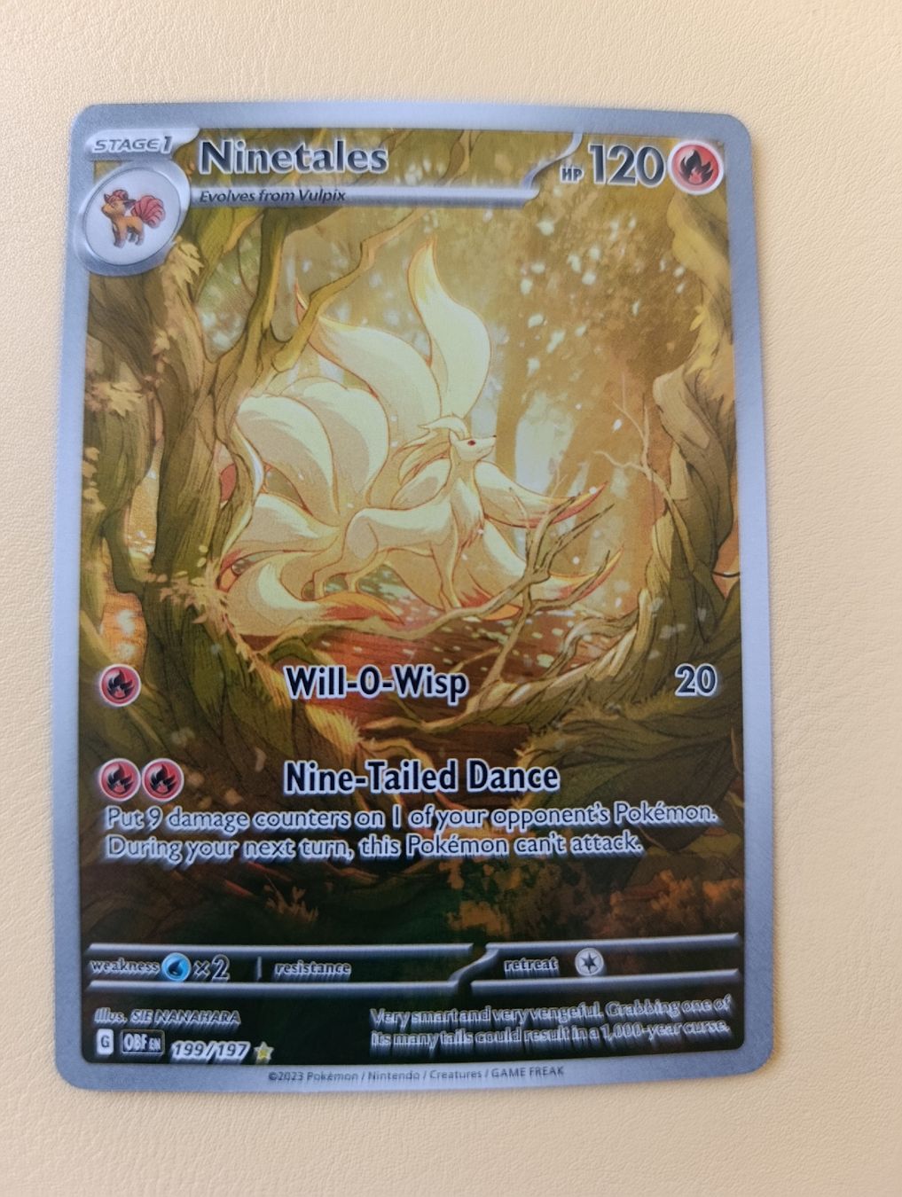 Pokémon Cartes à collectionner: Carte Pokémon Ninetales  199/197  – D'occasion à Yverdon-les-Bains par cashkiller 1