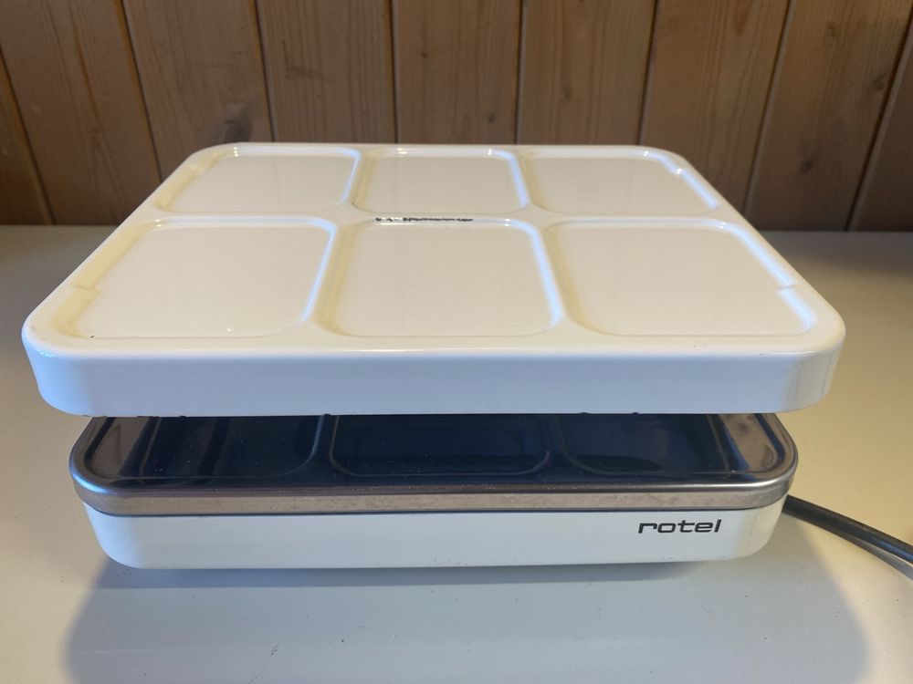Vintage Rotel Raclette Ofen weiss ohne Pfännchen (Gebraucht) in Buchs ...