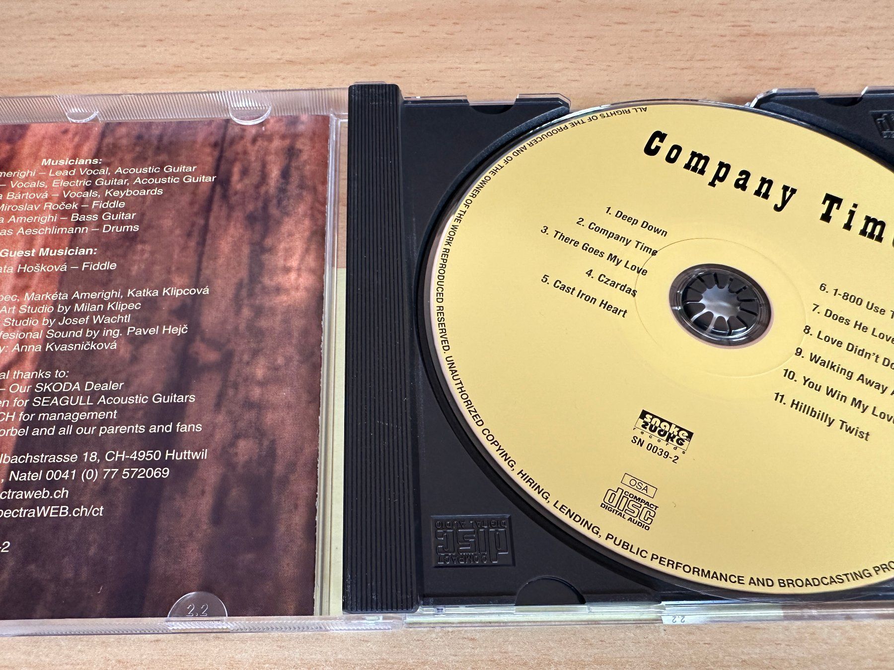 CD: Company Time - Company Time – Usato da Rikon im Tösstal venduto da Alpenmutz 2