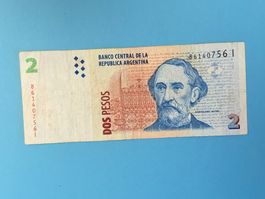 ARGENTINA - 2 Pesos s.d. - BARTOLOME MITRE