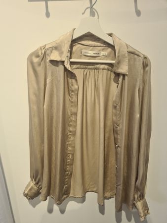 Bluse InWear Premium beige Grösse 34 neuwertig