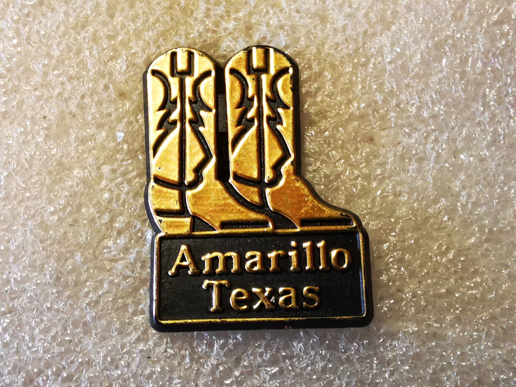 Placchette & Badge: Ansteckpin 75: Amarillo Texas – Usato da Oppligen venduto da Pin-Fall-Shop