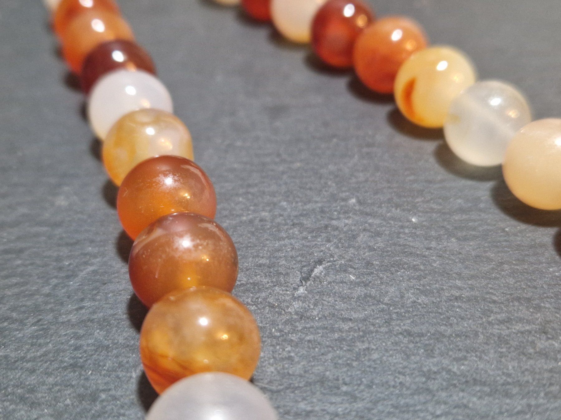 Catenine: Karneol / Achat Edelstein-Kette – Usato da Winterthur venduto da Sadega 3