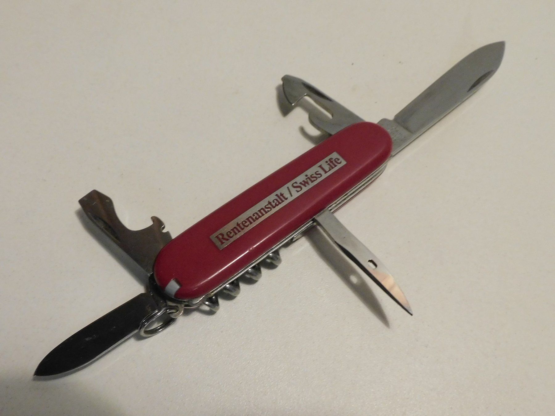Victorinox Coltelli tascabile: Sackmesser Victorinox Werbe Sackmesser -    mit Werbung drau – Usato da Sursee venduto da 76 1