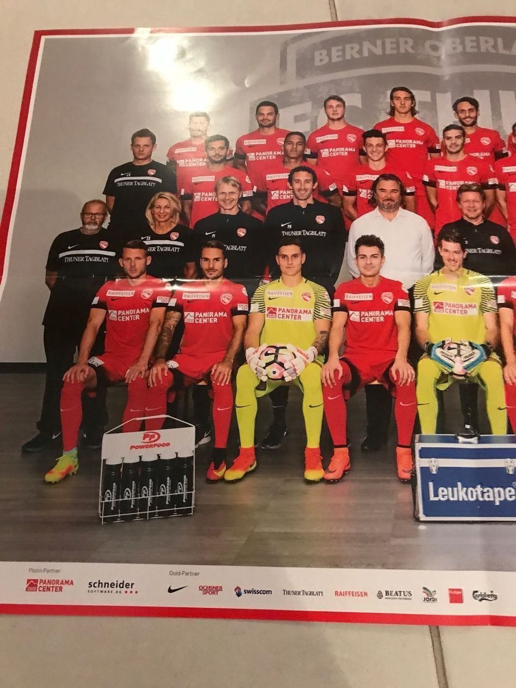 Autografi: Fc Thun Mannschafts Bild Saison 16/17 – Usato da Naters venduto da juveman 2