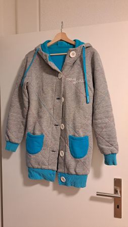 Jacke mit Kapuze, Gr. L Marke Holy Wooly