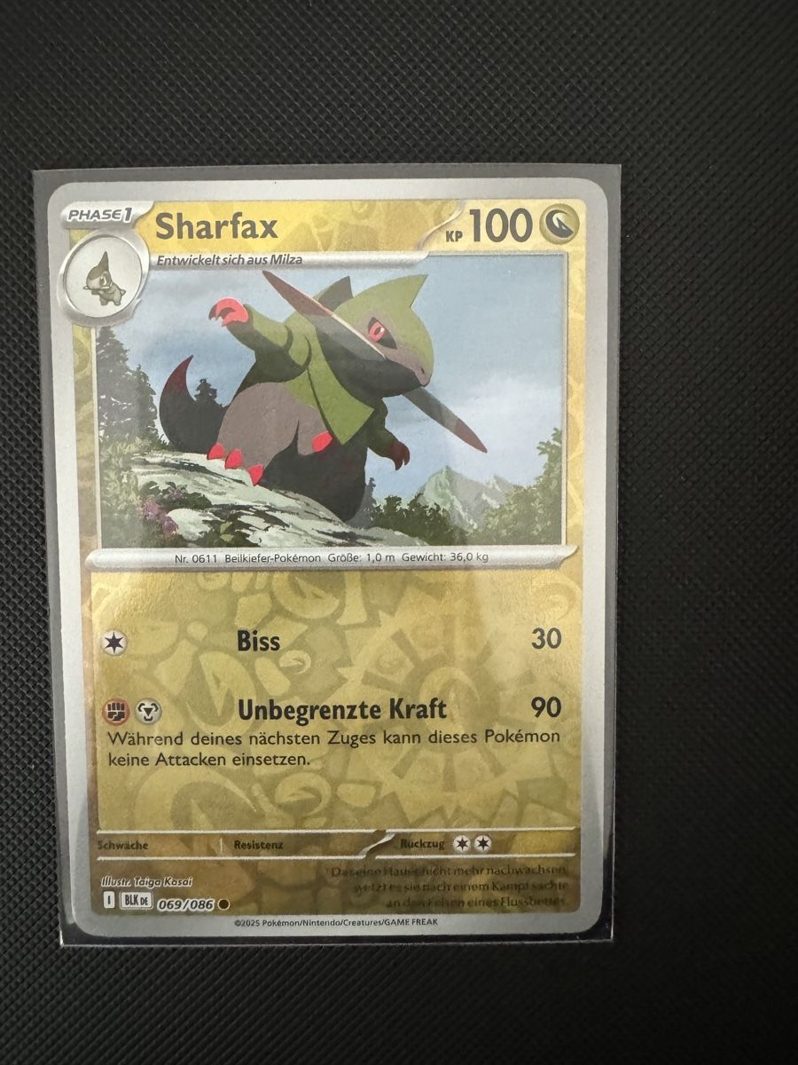 Pokémon Carte collezionabili: Sharfax- Reverse Holo- Schwarze Blitze, DE – Nuovo (secondo la descrizione) da Winterthur venduto da Bursa.16