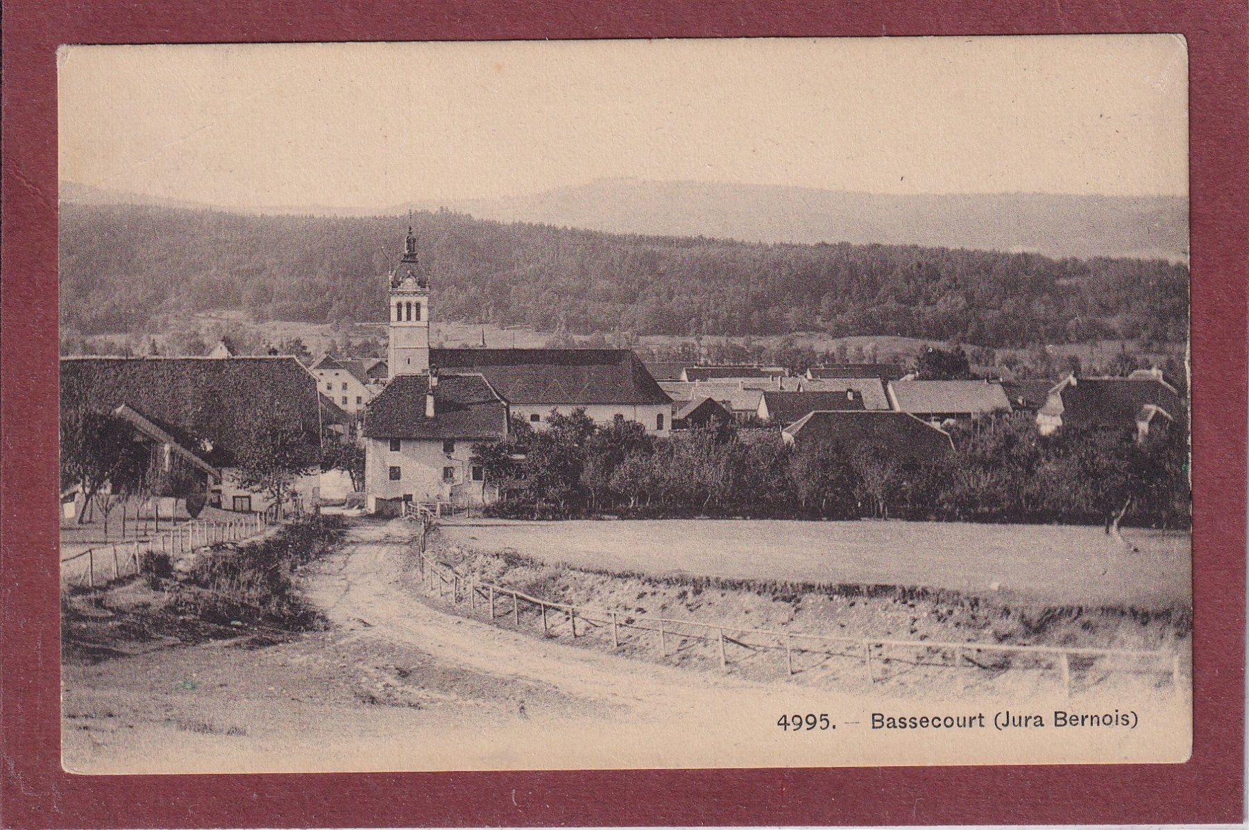 Cartes postales: Bassecourt (JB) - 1925 – D'occasion à Orvin par Pyaeschli