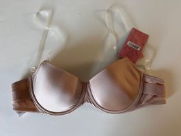 HUNKEMÖLLER, BH TRANSPARENT BACK, Grösse 80B, Hautfarbe
