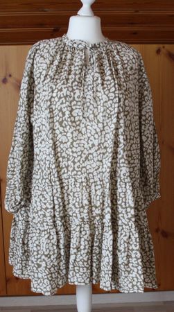 Kleid LOVE STORY eierschale-grün GR. XXL