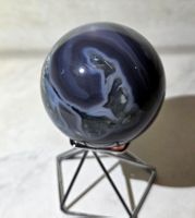 Blaue Moosachat Kugel MA4 53mm 220g