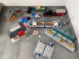 Playmobil XXL - Zug Set Inkl.Gebäude,Züge,Gleise usw.