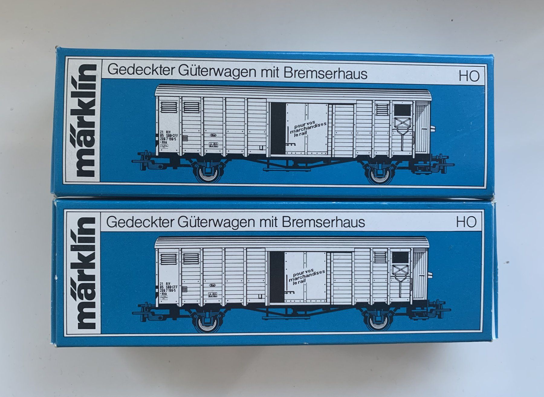 Märklin Modelleisenbahnen: Zwei gedeckte SBB Güterwagen Märklin H0 – Gebraucht aus Volketswil von zwitsch33 4
