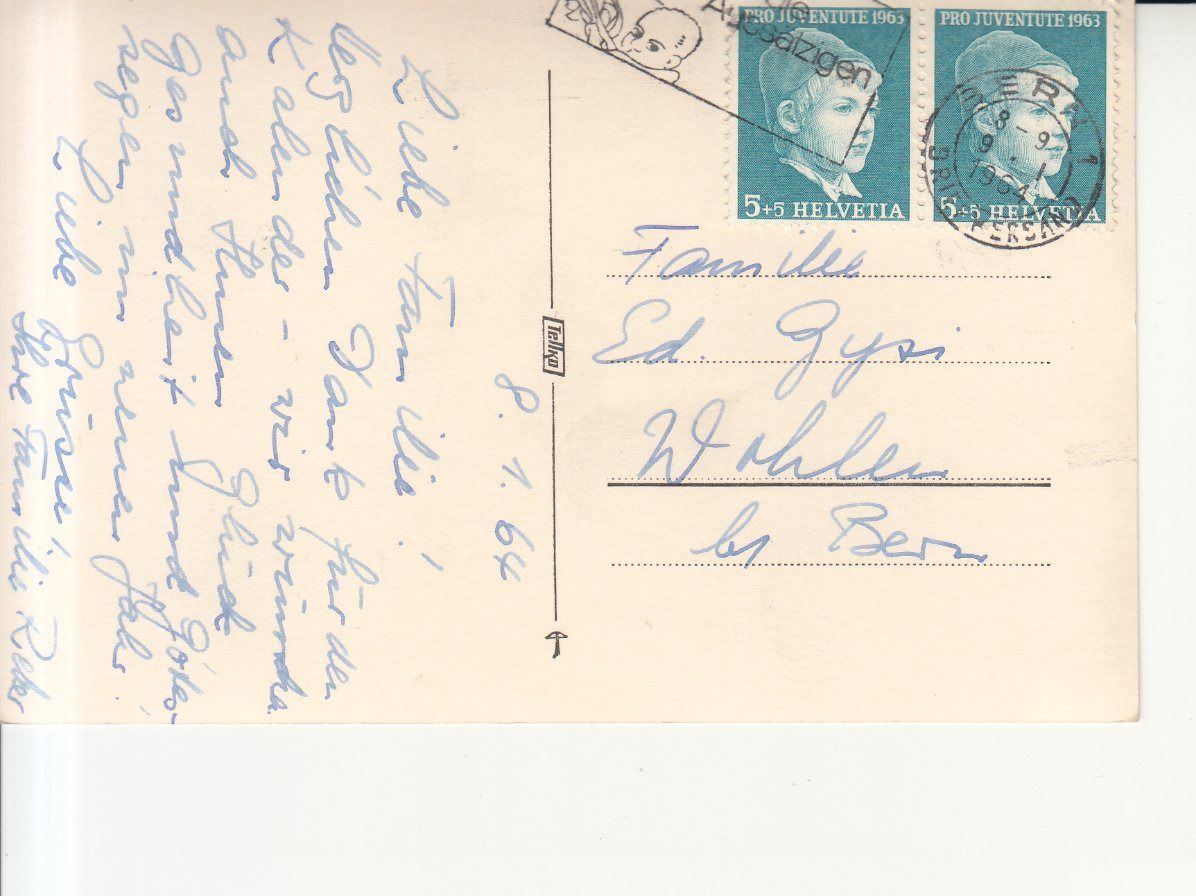Ansichtskarten: Fotokarte unbekannt 1964 – Gebraucht aus Bürglen TG von StampGraf 1