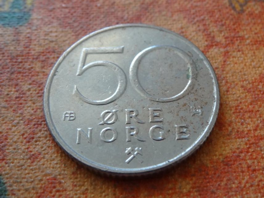 Toutes les monnaies: NORVEGE  50  ORE  1974 – D'occasion à Romanel-sur-Lausanne par Swift13 1