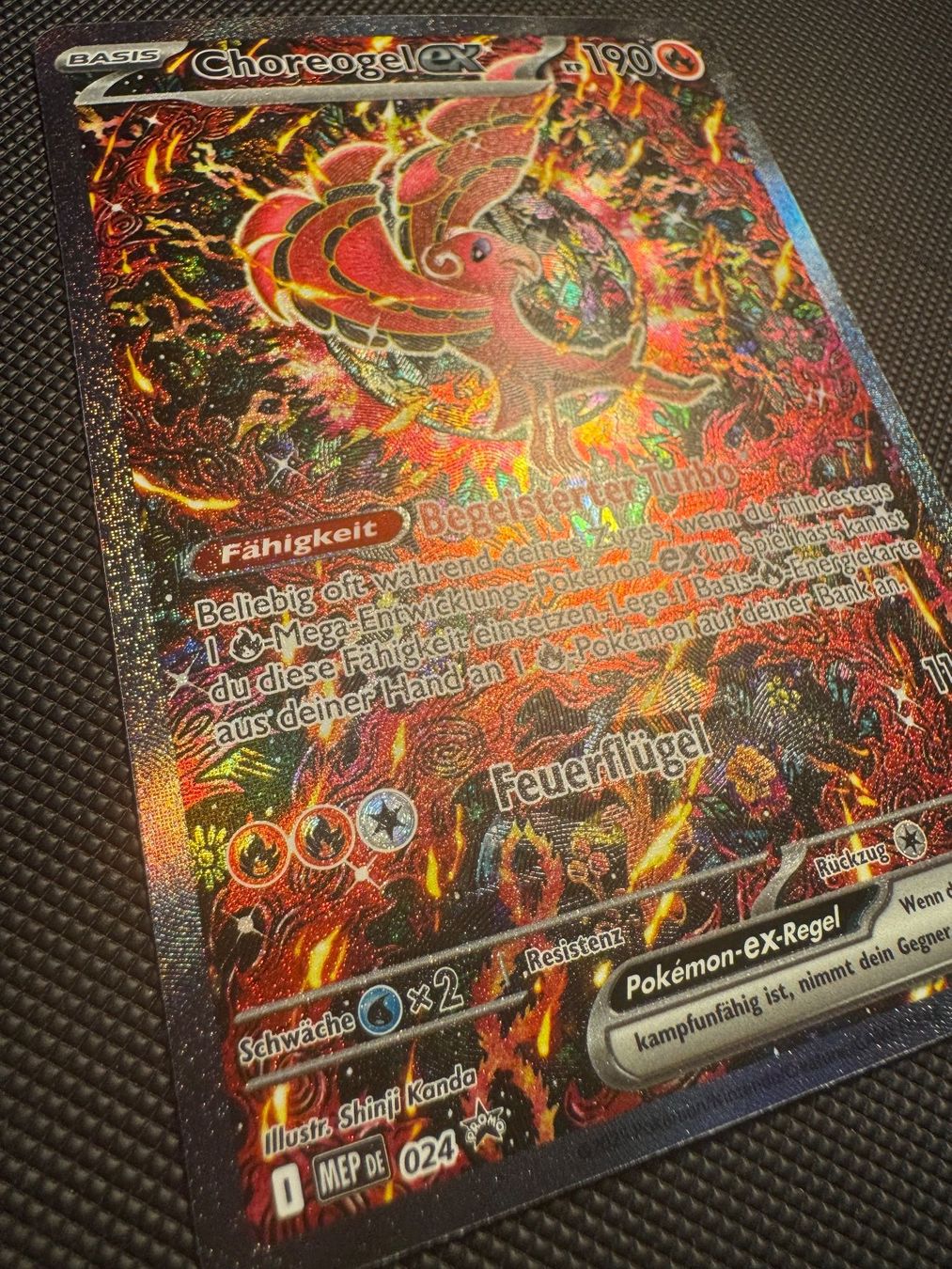 Pokémon Carte collezionabili: Choreogel EX MEP 024 Promo DE – Usato da Binz venduto da savalp 1