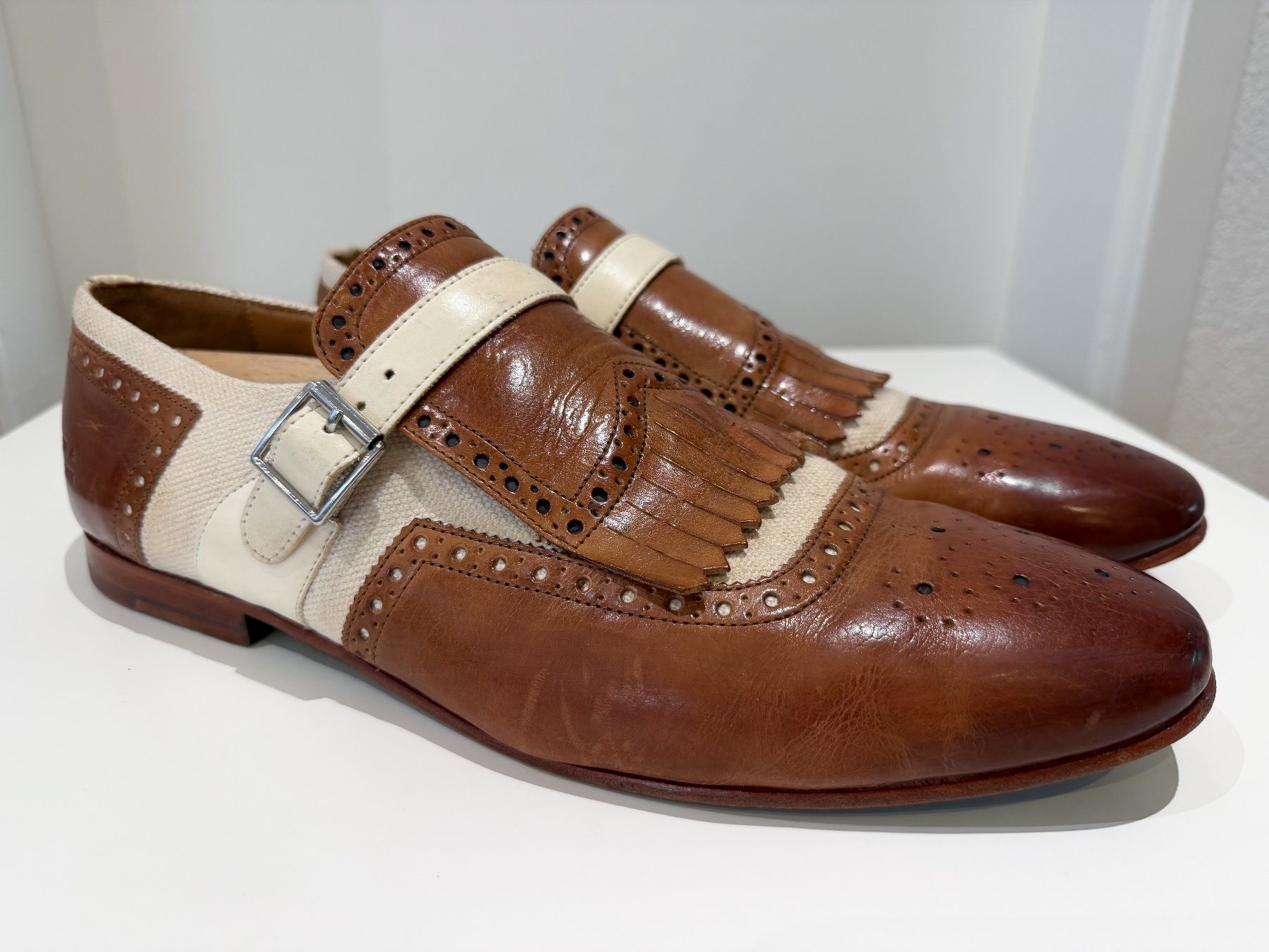 Scarpe da uomo: Melvin & Hamilton Monkstrap Schuhe Gr. 48 – Usato da Dietikon venduto da Angy94 1