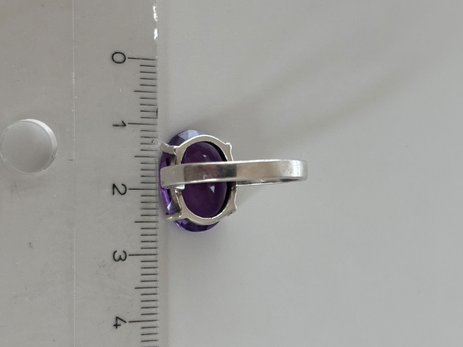 Ringe: Ring Silber 925 mit natürlichen Amethyst – Gebraucht aus Stein AR von EvaL056 6