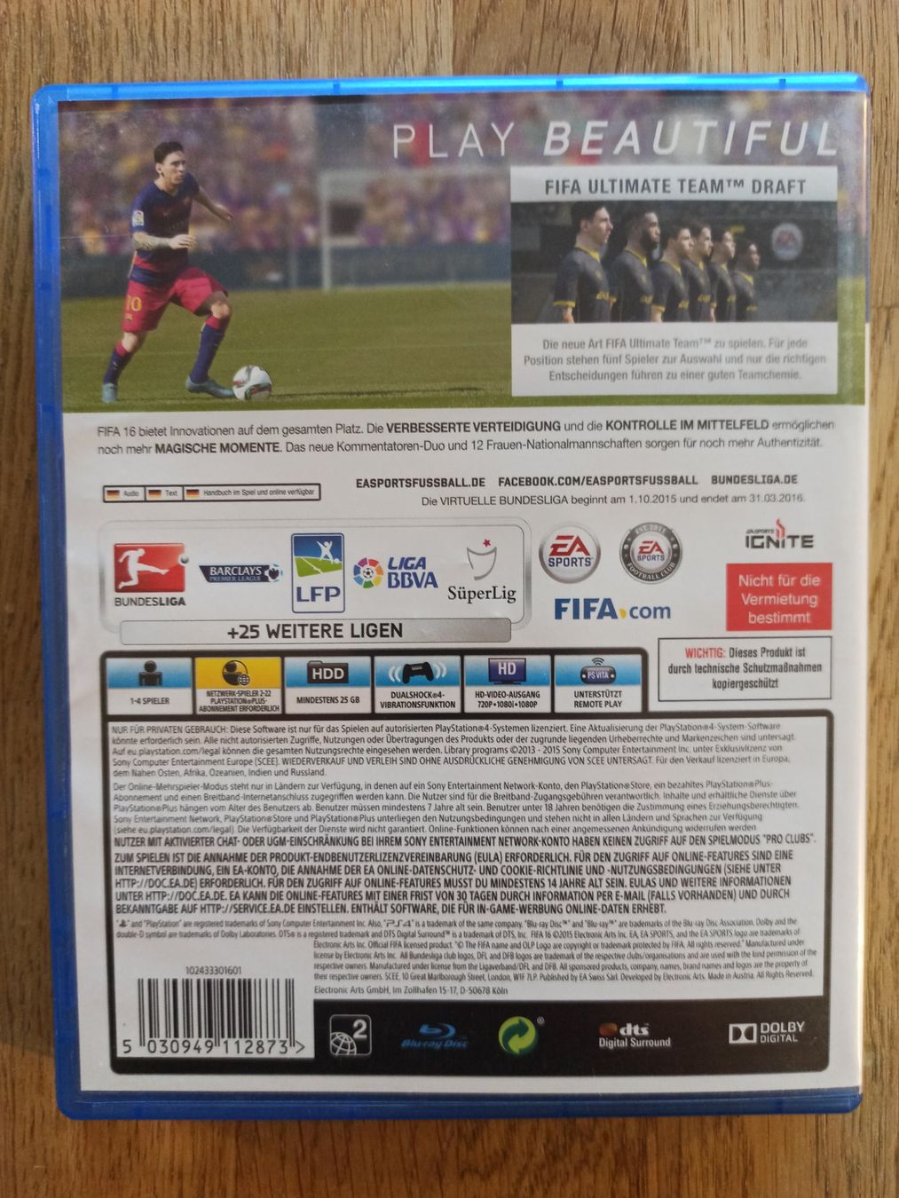 Giochi: FIFA 16 PS4 / PS5 – Usato da Oberweningen venduto da mar_87mx 1