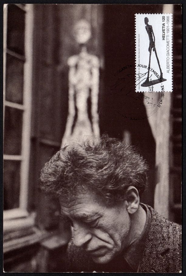Alle Briefmarken: Maximumkarte Alberto Giacometti – Neu (gemäss Beschreibung) aus Dottikon von haeusibuh5