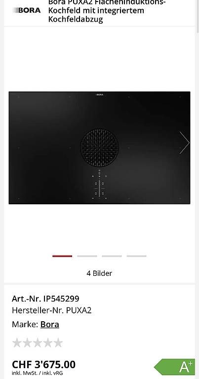 Cucine: BORA Kochfeld PUXA2 – Usato da Solothurn venduto da Mingerli14 1