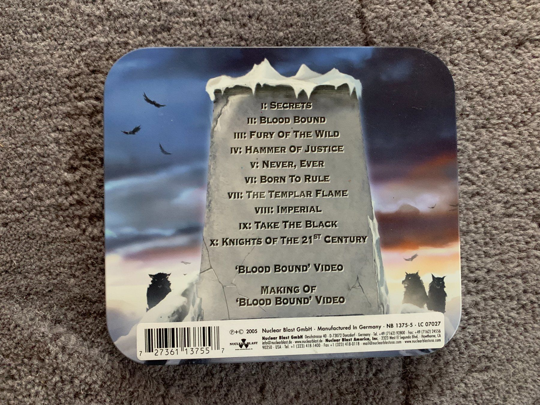 CDs: HammerFall Chapter V Unbent, Unbowed, Unbroken CD LMT Metal – Gebraucht aus Willerzell von Stoeff8l 1