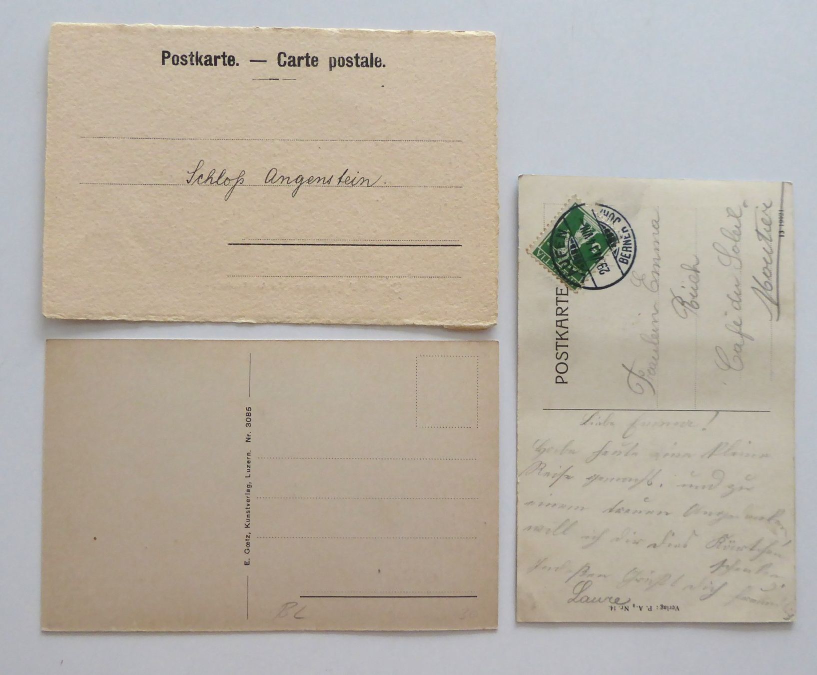 Cartoline postali: Duggingen Ruine Angenstein – Usato da Aesch BL venduto da Kauri1 1