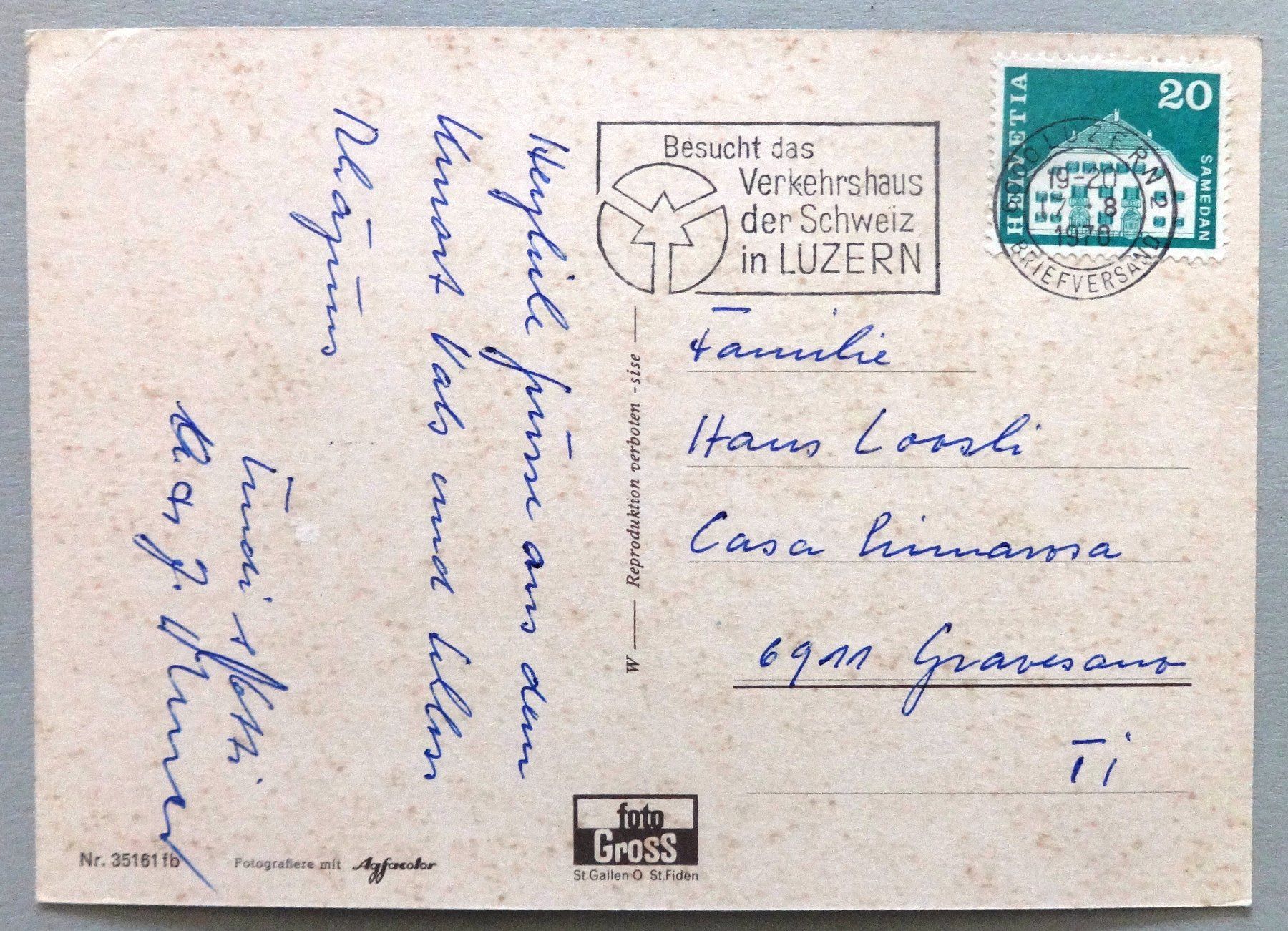 Cartoline postali: Gruss aus Vals (GR) – Usato da Fétigny venduto da Billy2miny 1