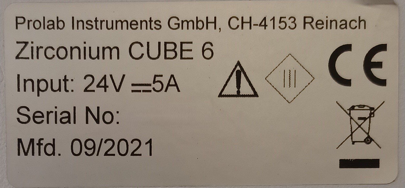 Accessori da laboratorio: Zirconium Cube 6 Autosampler Autosampler – Difettoso da Niederdorf venduto da LeptonAG_Labor 9