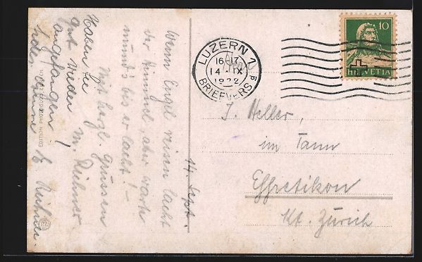 Cartoline postali: AK Luzern, Bahnhof und Pilatus – Usato da Berlin venduto da bartko-reher 1
