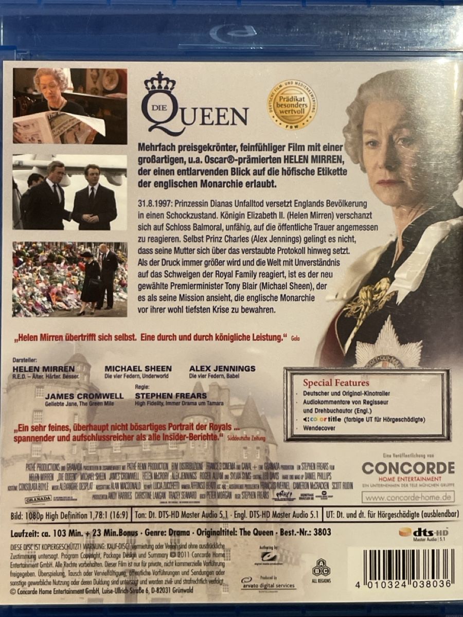Tutti i DVDs: Die Queen (2006) – Nuovo (secondo la descrizione) da Waldenburg venduto da Gonzo8 1