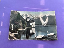 Schloss Chillon, Montreux, ca. 1919, alt