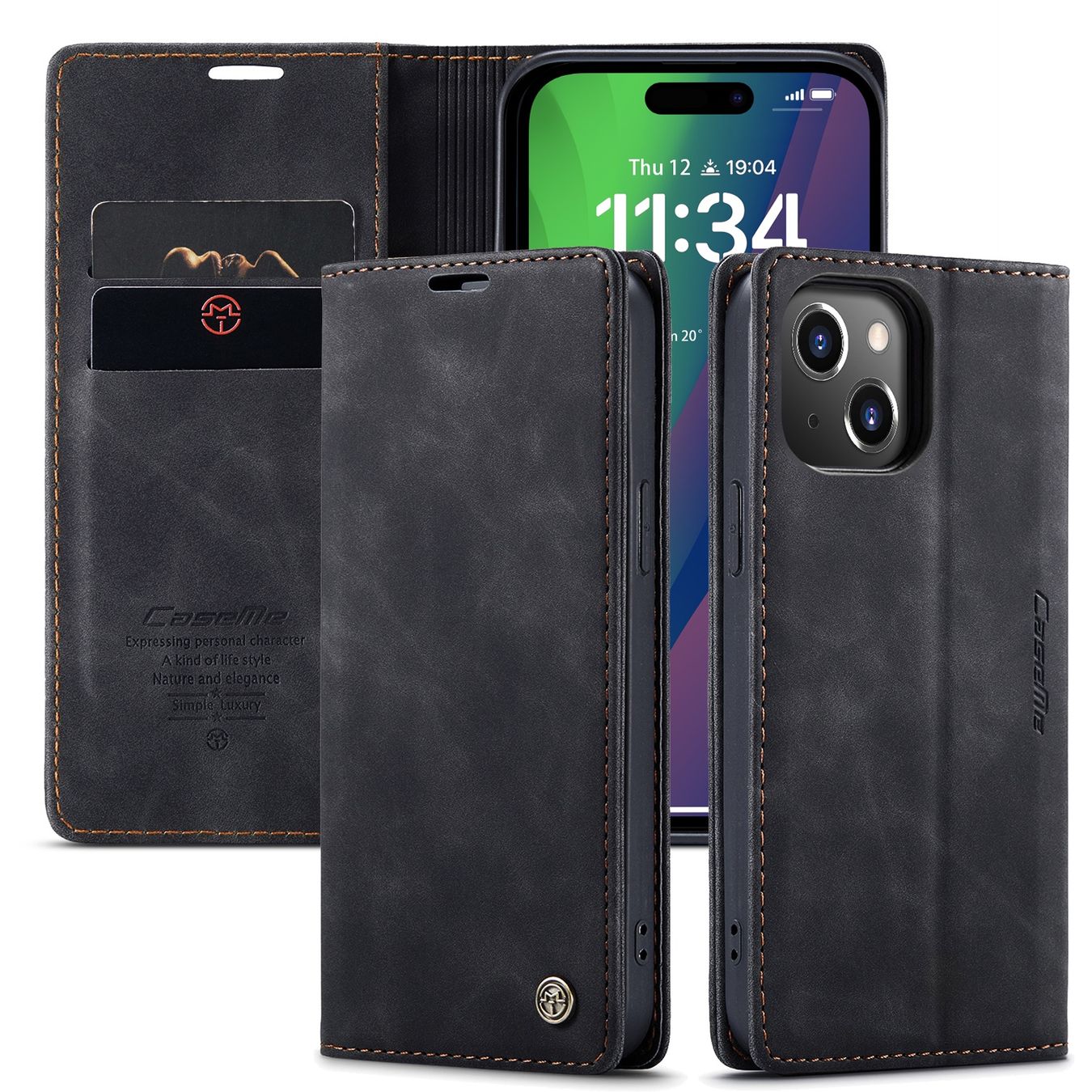 Covers & Schutzfolien: iPhone 15 Plus/15 - étui à rabat portefeuille – Neu und originalverpackt aus Morges von DigiAC 1