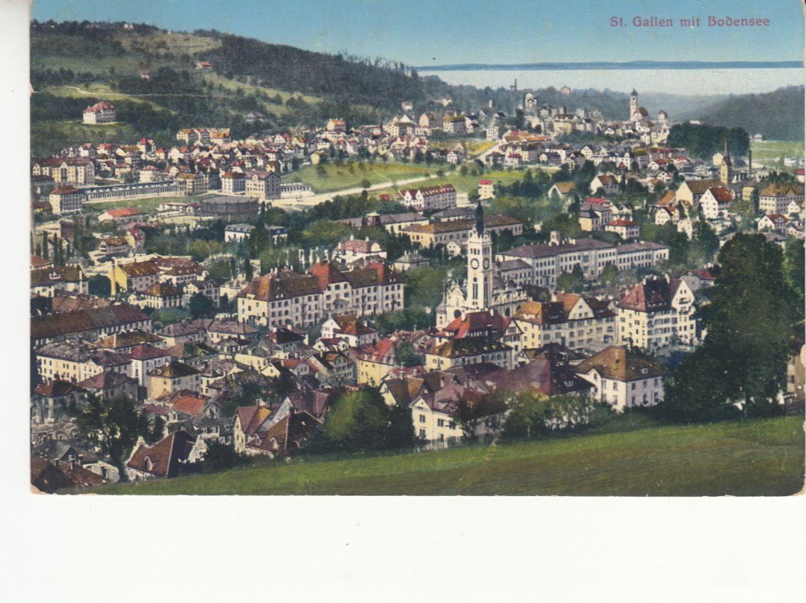 Ansichtskarten: St. Gallen 1917 – Gebraucht aus Bürglen TG von StampGraf