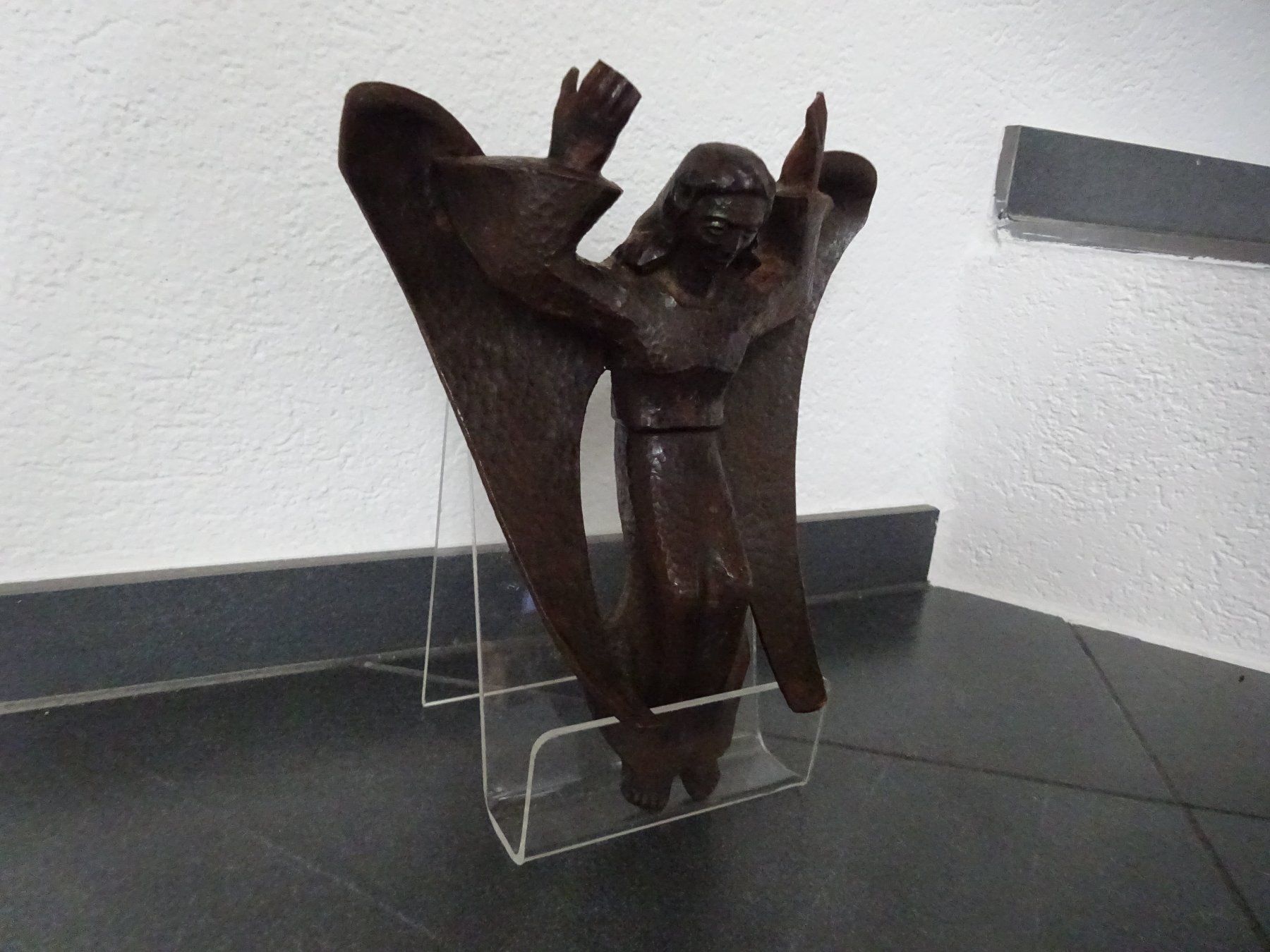 Sculture & Statue: Engel Eisen Krippe – Usato da Esslingen venduto da eintagammeer 3