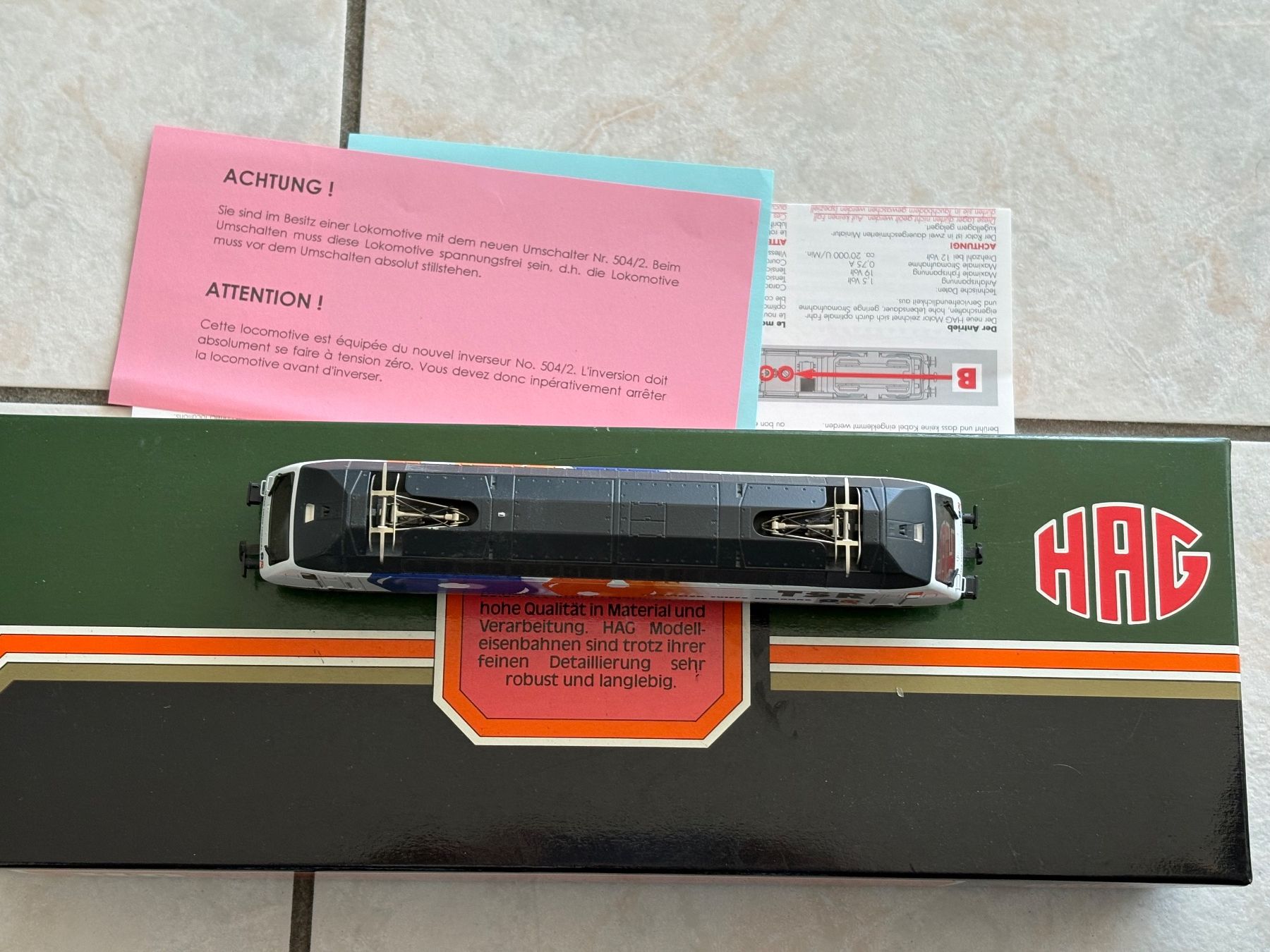 Hag Modellini di ferrovie: Hag 280 Elok 460 TSR SBB – Nuovo (secondo la descrizione) da Hauterive NE venduto da eriamch 1