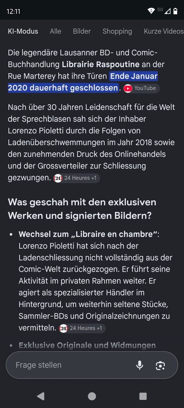 Foto & Immagini: signiertes und limitiertes Bild von Comiczeichner Raspoutine – Nuovo (secondo la descrizione) da Nussbaumen AG venduto da off_6rdl 2
