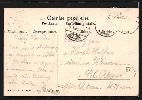 Cartes postales: Buchs, Ortsansicht mit Schloss Werdenber – D'occasion à Berlin par bartko-reher 1