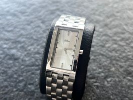 s.Oliver elegante Damenuhr Armbanduhr Quarz Uhr