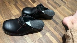 Schwarze Sievi Clog/ Sicherheitschuh S1 , Grösse 37, Top!