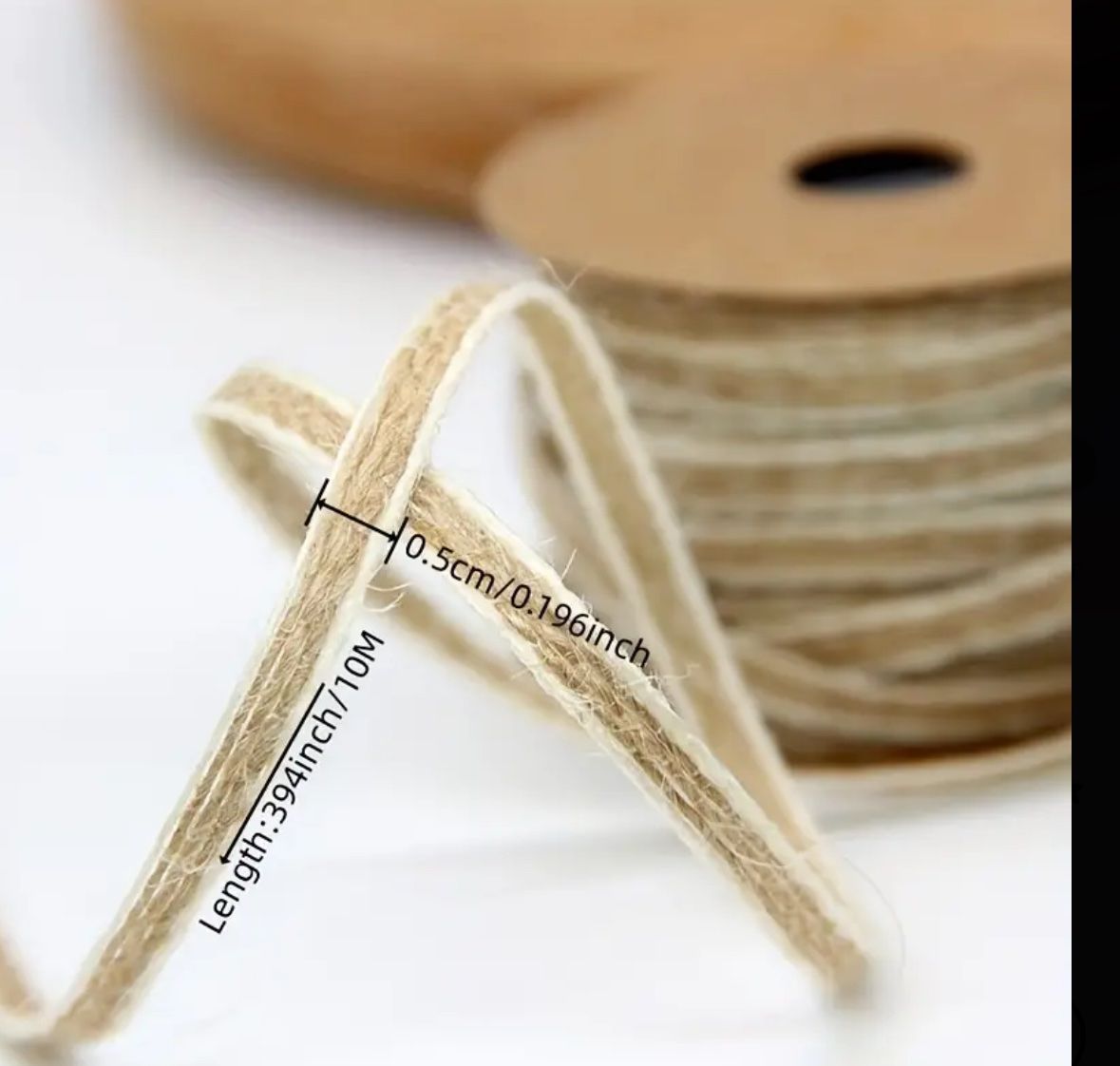 Nastri decorativi: New Jute Twine, Rustic String – Nuovo e nell'imballaggio originale da Luzern venduto da mon_6rzf 4