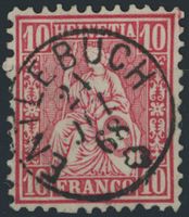 LU Entlebuch - Voll Stempel - Sitzende Helvetia