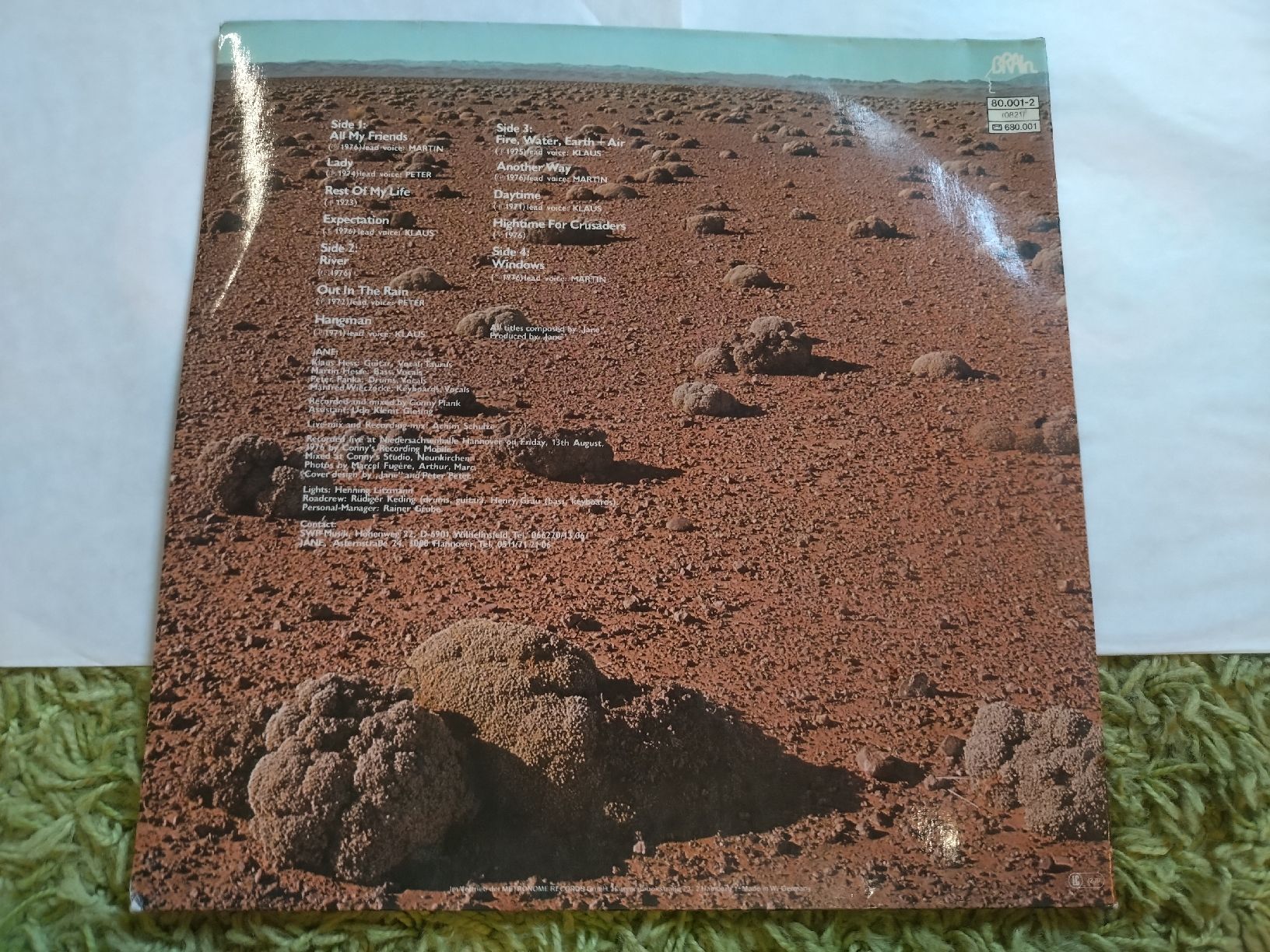 Dischi in vinile: Disque vinyle Jane Live 2 LP Brain 1976 VG+ – Usato da Farvagny-le-Grand venduto da LaCaverne 3