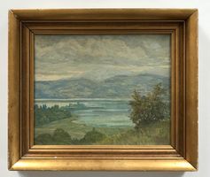 Tableau de Mornay 32 Peintre Genevois 19 ème