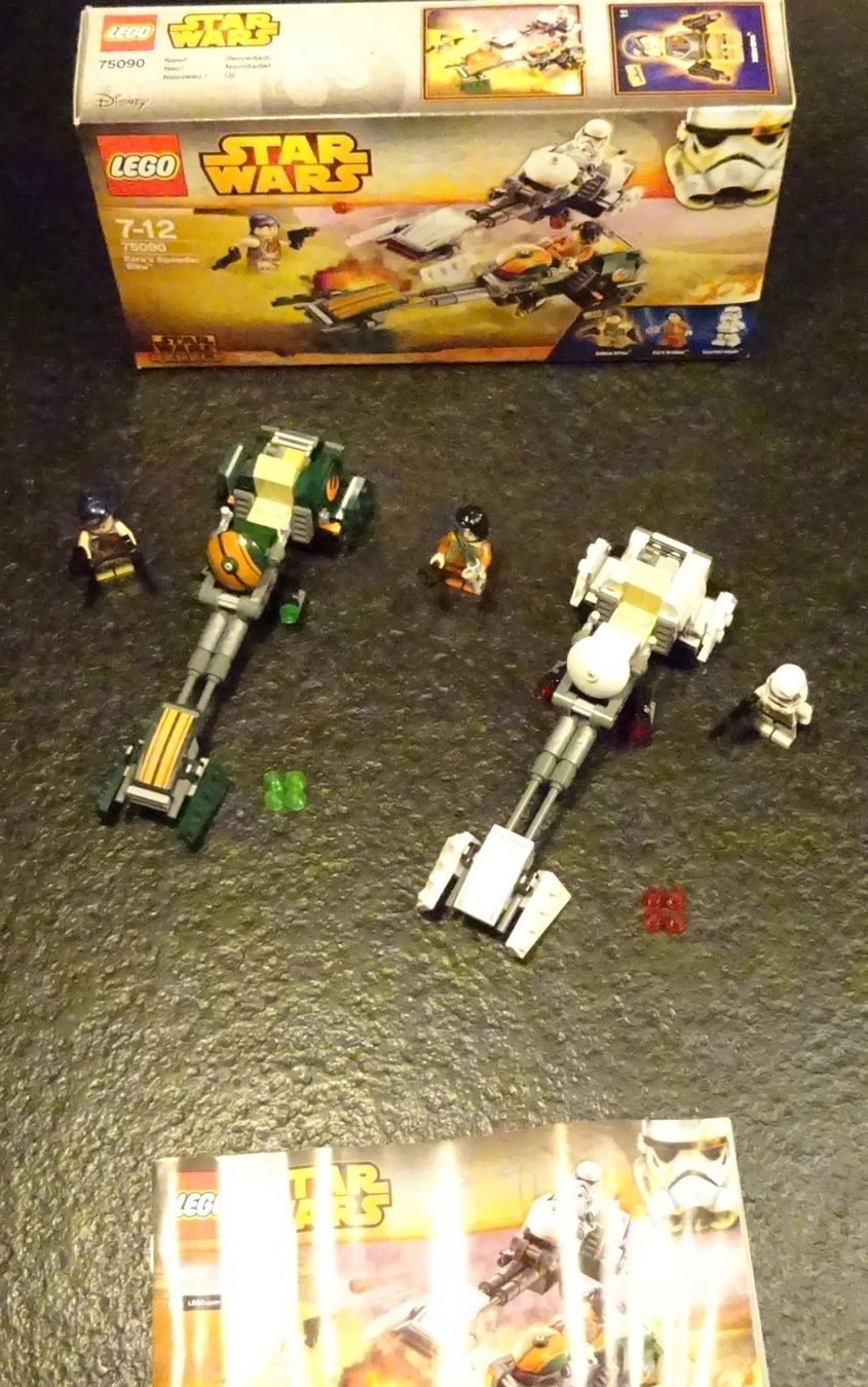 Lego Giocattoli: LEGO Star Wars 75090 - Ezras Speeder Bike – Usato da Wagenhausen venduto da Svema 1